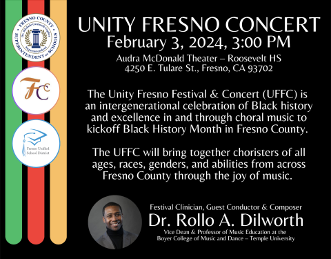 image containing Unity Fresno Concert information