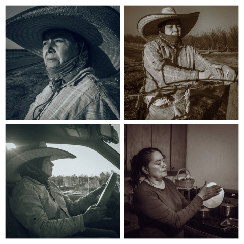 4 images of a mother