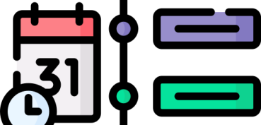 icon showing calendar and clock